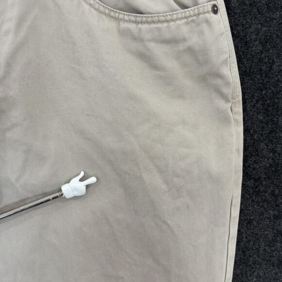 Mountain Khakis Pants Mens 38x32 Khaki Cotton Canvas Chino Workwear 5-Pocket - Picture 4 of 14